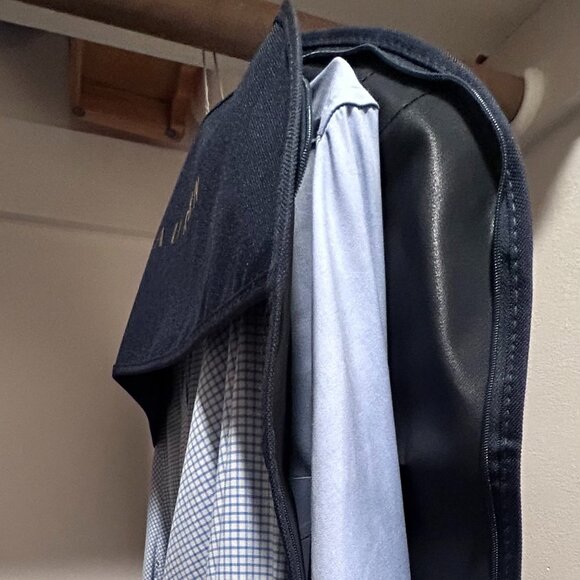 Ralph Lauren Garment Bag/Suit Bag Navy Blue Color! - Picture 5 of 11